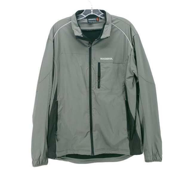 Rossignol Tour Jacket Lightweight Gray Black Size LARGE